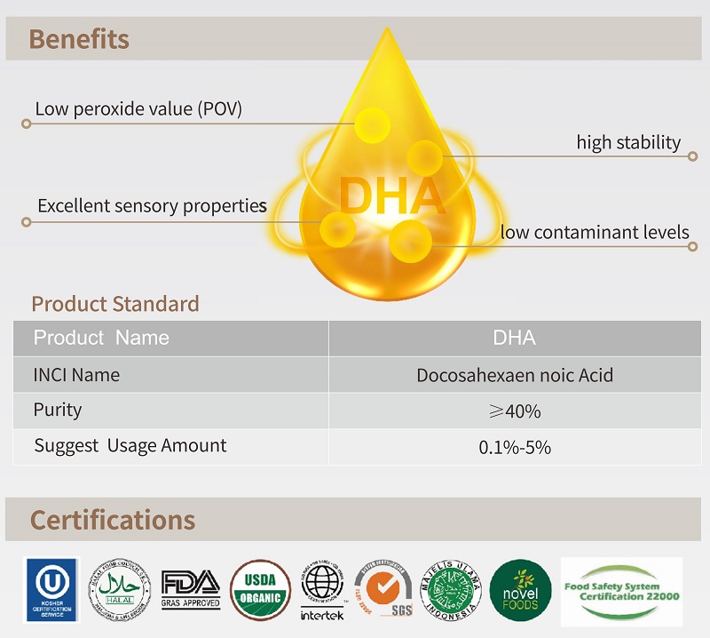 化粧品処方におけるDHAの利点